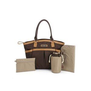Perry Mackin Women's 'Harper' Diaper Bag Brown $176